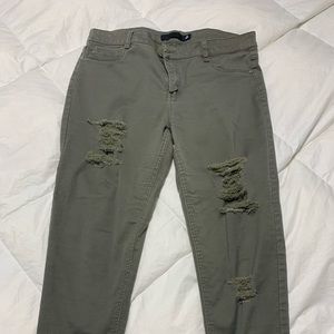 Olive Skinny Jeans